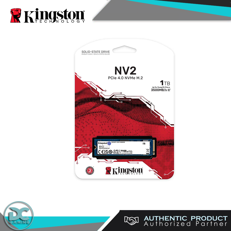 1TB Kingston NV3 NVMe PCIe SSD
